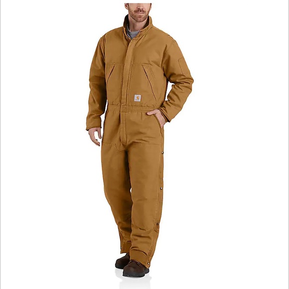 CARHARTT Mens Insulated Coveralls - Picture 3 of 11